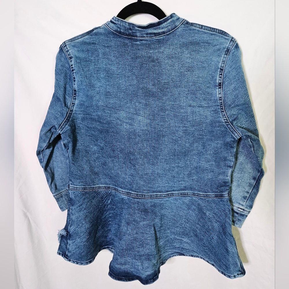 La Busca Rhinestone Jean Jacket - Picture 2 of 5